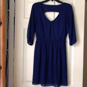 Dark Navy Blue Dress